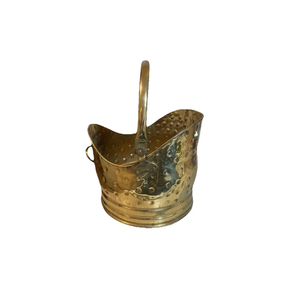 Brass Coal Bucket Vintage